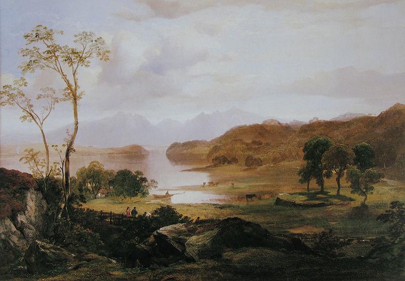 Horatio Mcculloch Loch Fad oil painting picture